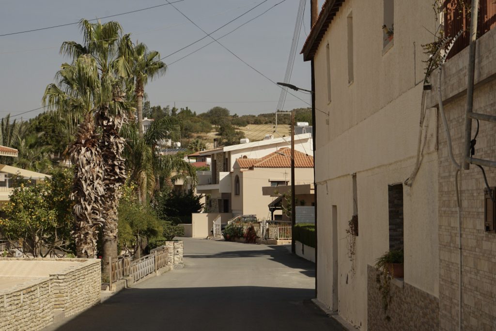 A view of Maroni's street and houses